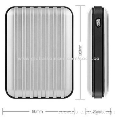 8,800mAh Emergency Mobile Phone Chargers with Portable Luggage Case Design